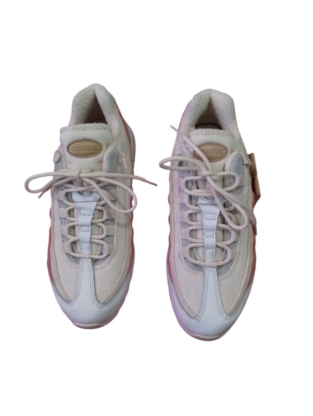 Nike Air Max 95 QS Plant Color Pack Crimson Tint Cream Women's 8 Lace Up - Picture 3 of 6